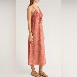 Someone like you midi slip NWOT coral combo